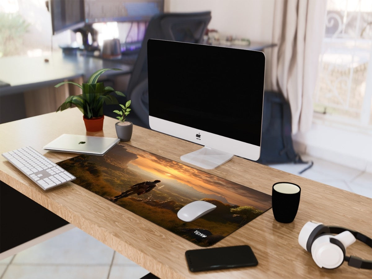 "GOLDEN HORIZON QUEST" Gaming Mousepad Elevate Your Gaming Experience