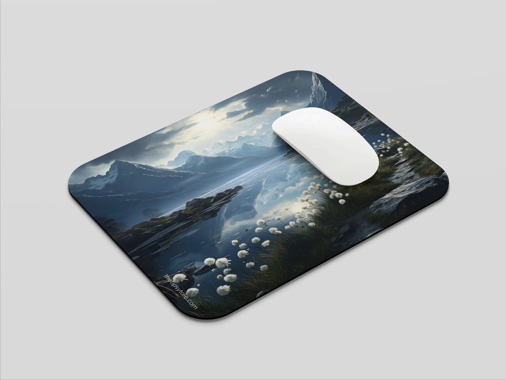 "SUN KISSED PEAKS" Mousepad Enhance Your Workspace with Style