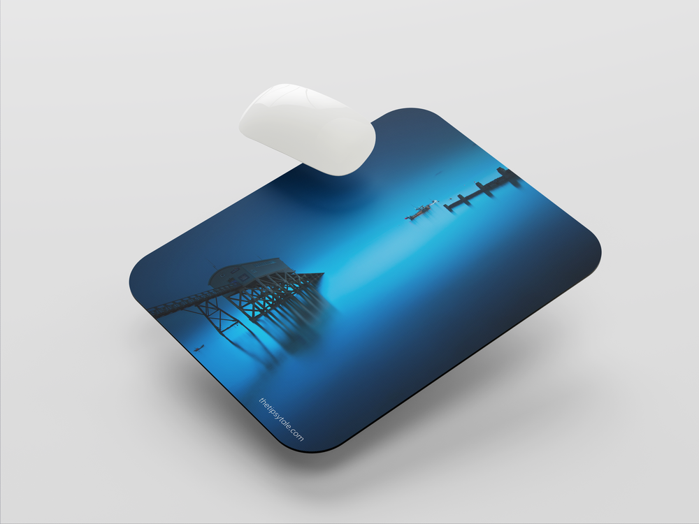"THE BLUE HOUR" Mousepad Enhance Your Workspace with Style