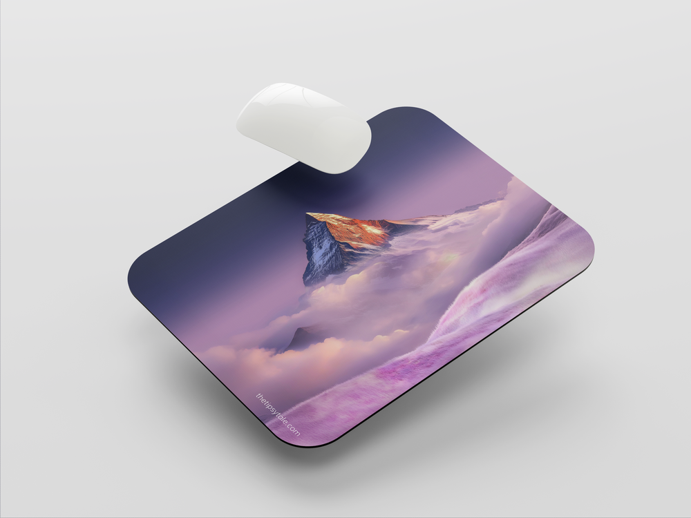 "LAVENDER DUSK" Mousepad Enhance Your Workspace with Style