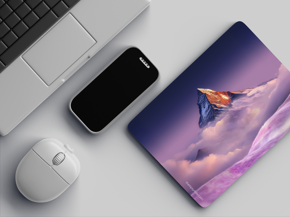 "LAVENDER DUSK" Mousepad Enhance Your Workspace with Style