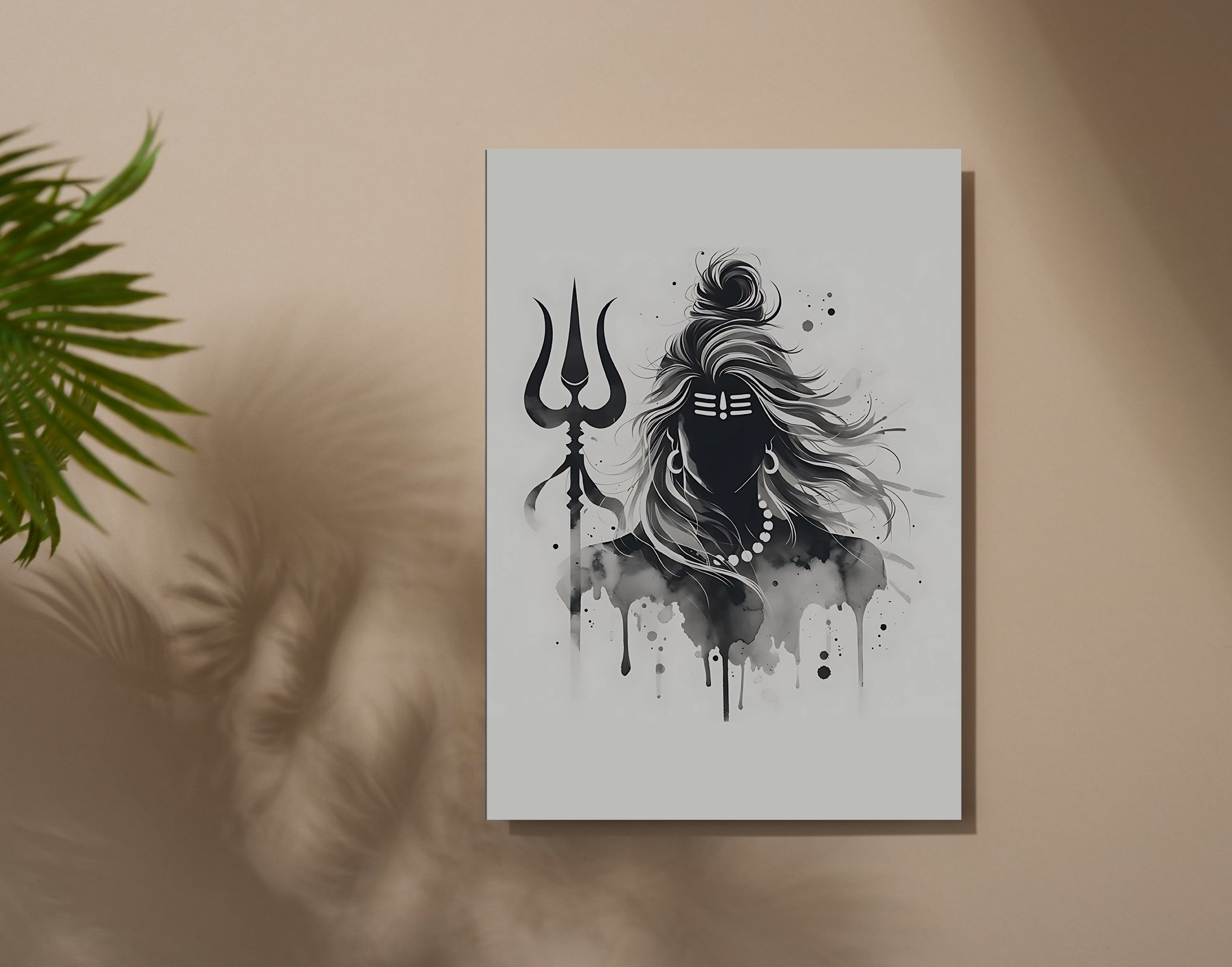 "Nammo Shiva"- Shiny & Sturdy Metallic Poster  Art That Pops & Sticks