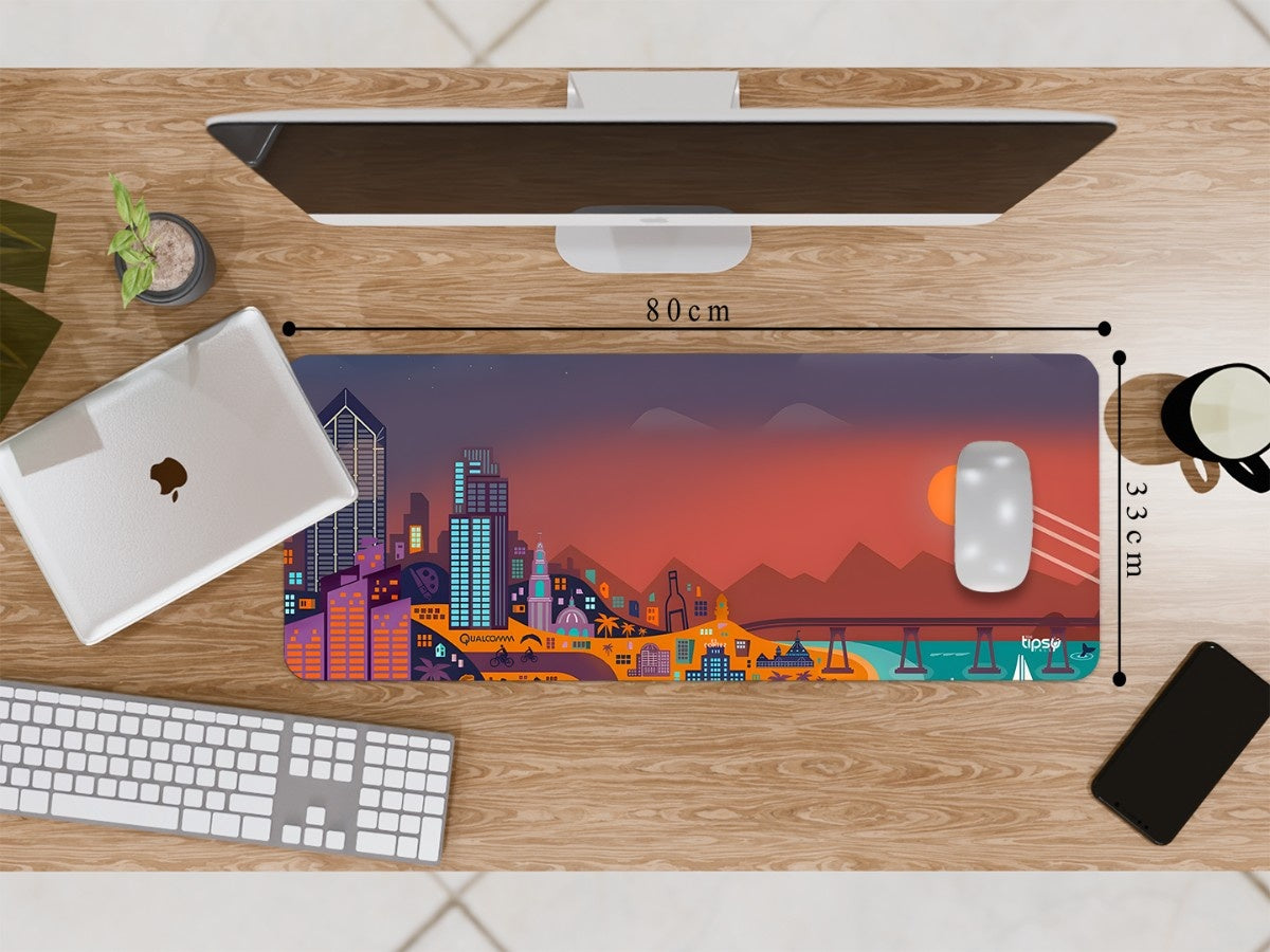 "SUNSET CITYSCAPE" Gaming Mousepad Elevate Your Gaming Experience