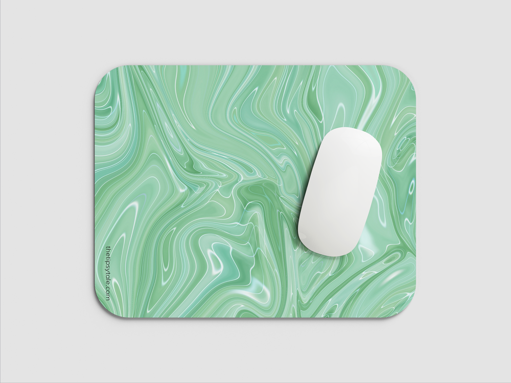 "VERDANT FLOW" Mousepad Enhance Your Workspace with Style