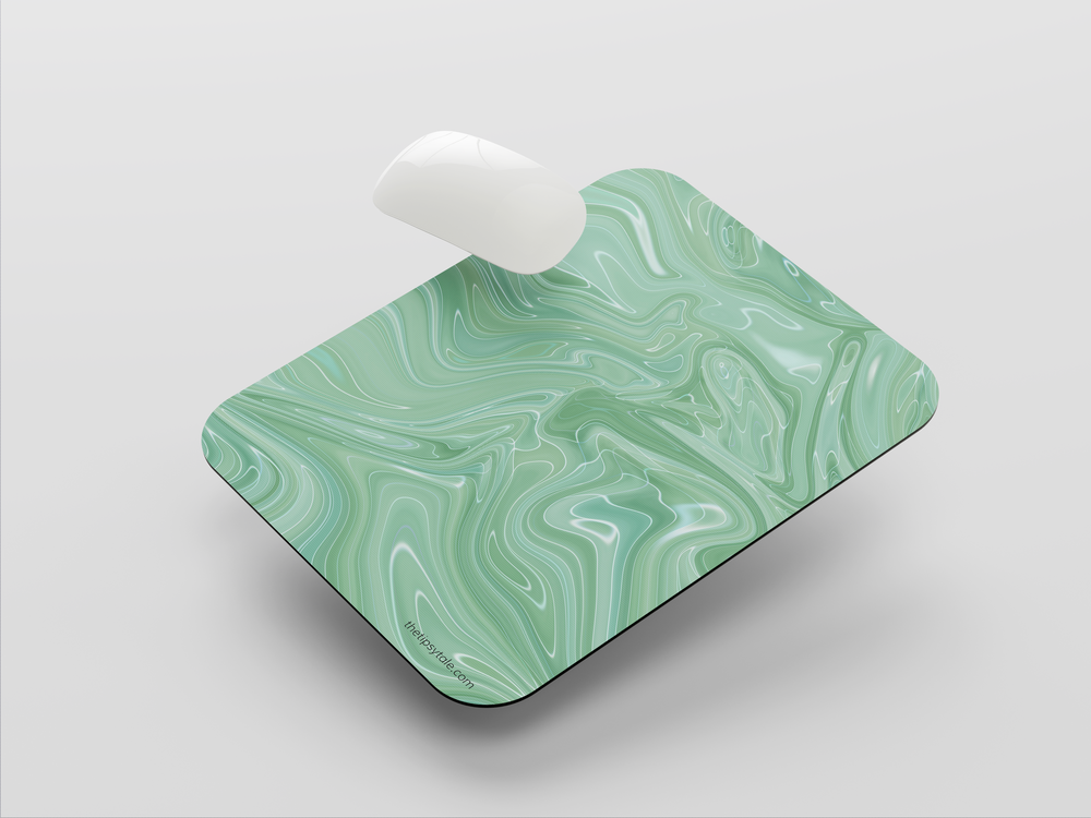 "VERDANT FLOW" Mousepad Enhance Your Workspace with Style