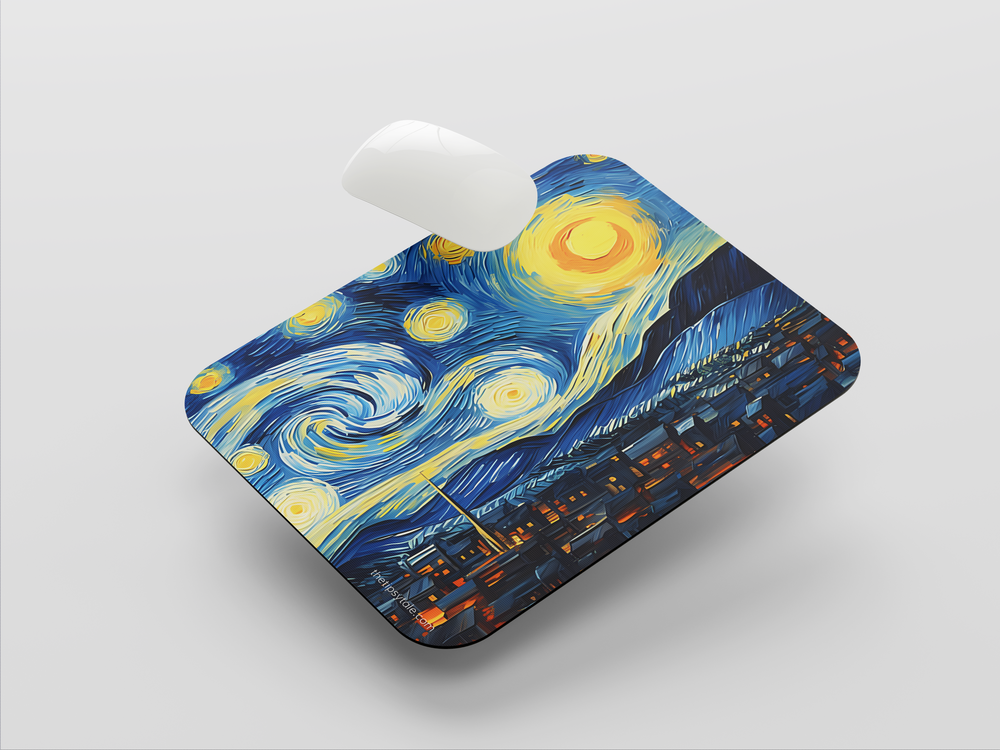 "Celestial Night art" Mousepad Enhance Your Workspace with Style