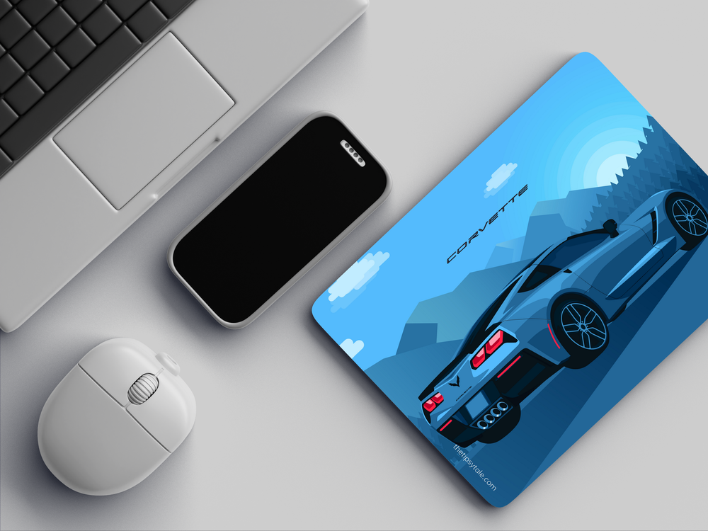 "CORVETTE " Mousepad Enhance Your Workspace with Style