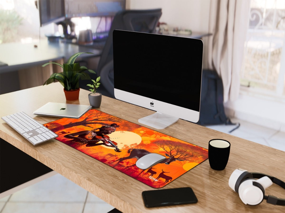 "JOURNEYING - SAVANNAH'S SOUNDSCAPES " Gaming Mousepad Elevate Your Gaming Experience