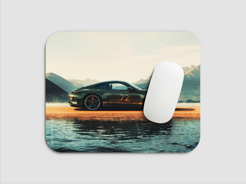 "PORSCHE 72" Mousepad Enhance Your Workspace with Style