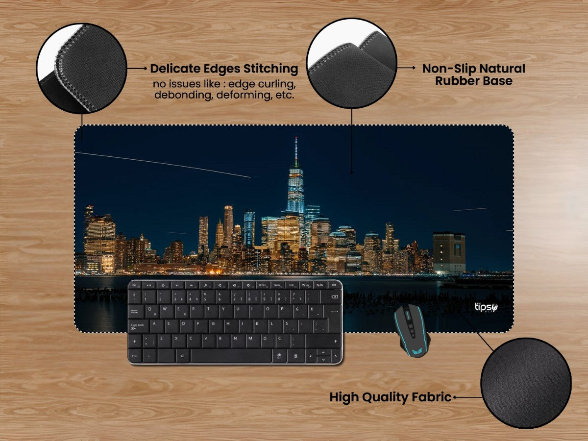 "URBAN RADIANCE" Gaming Mousepad Elevate Your Gaming Experience