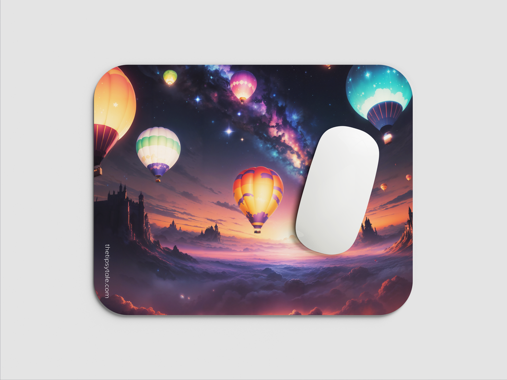 "CELESTIAL BALLOONS" Mousepad Enhance Your Workspace with Style