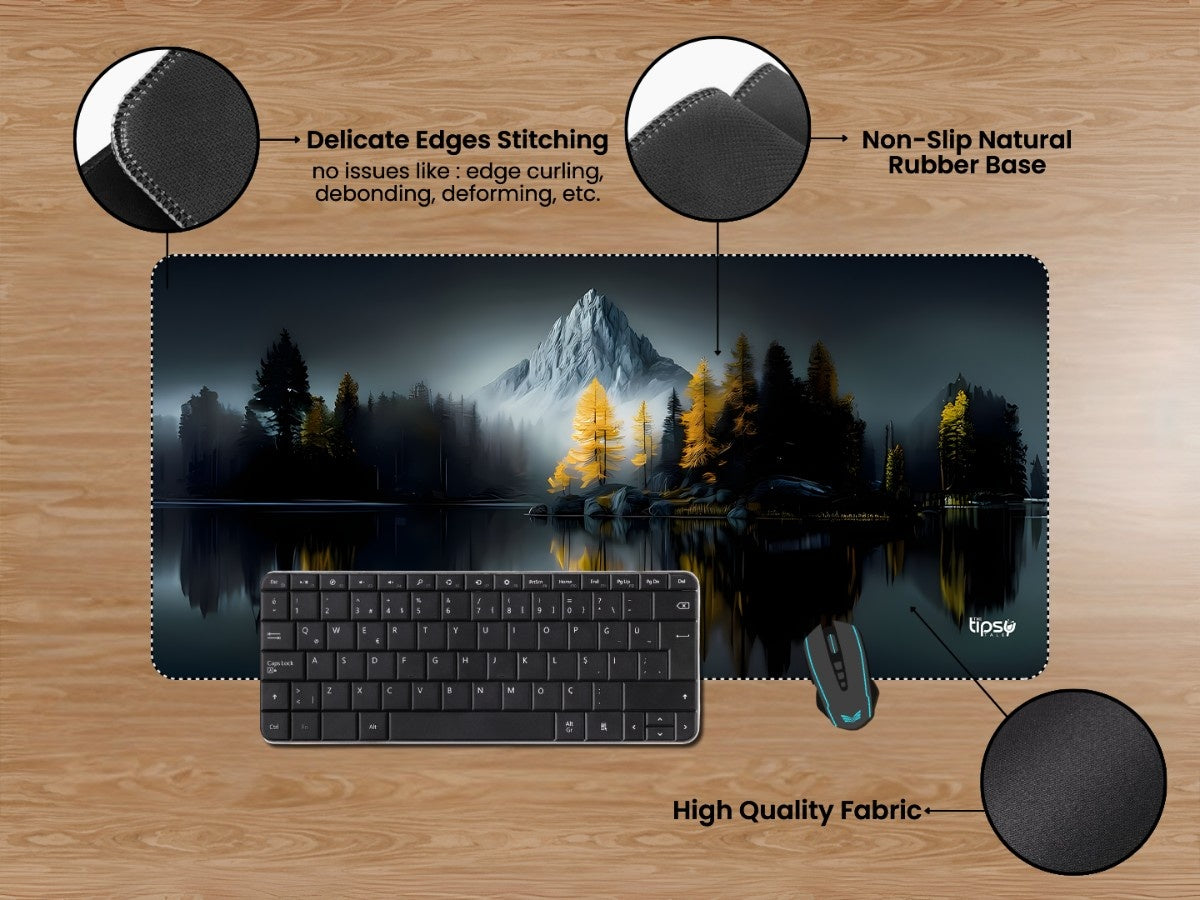 "GOLDEN SUMMIT REFLECTION " Gaming Mousepad Elevate Your Gaming Experience