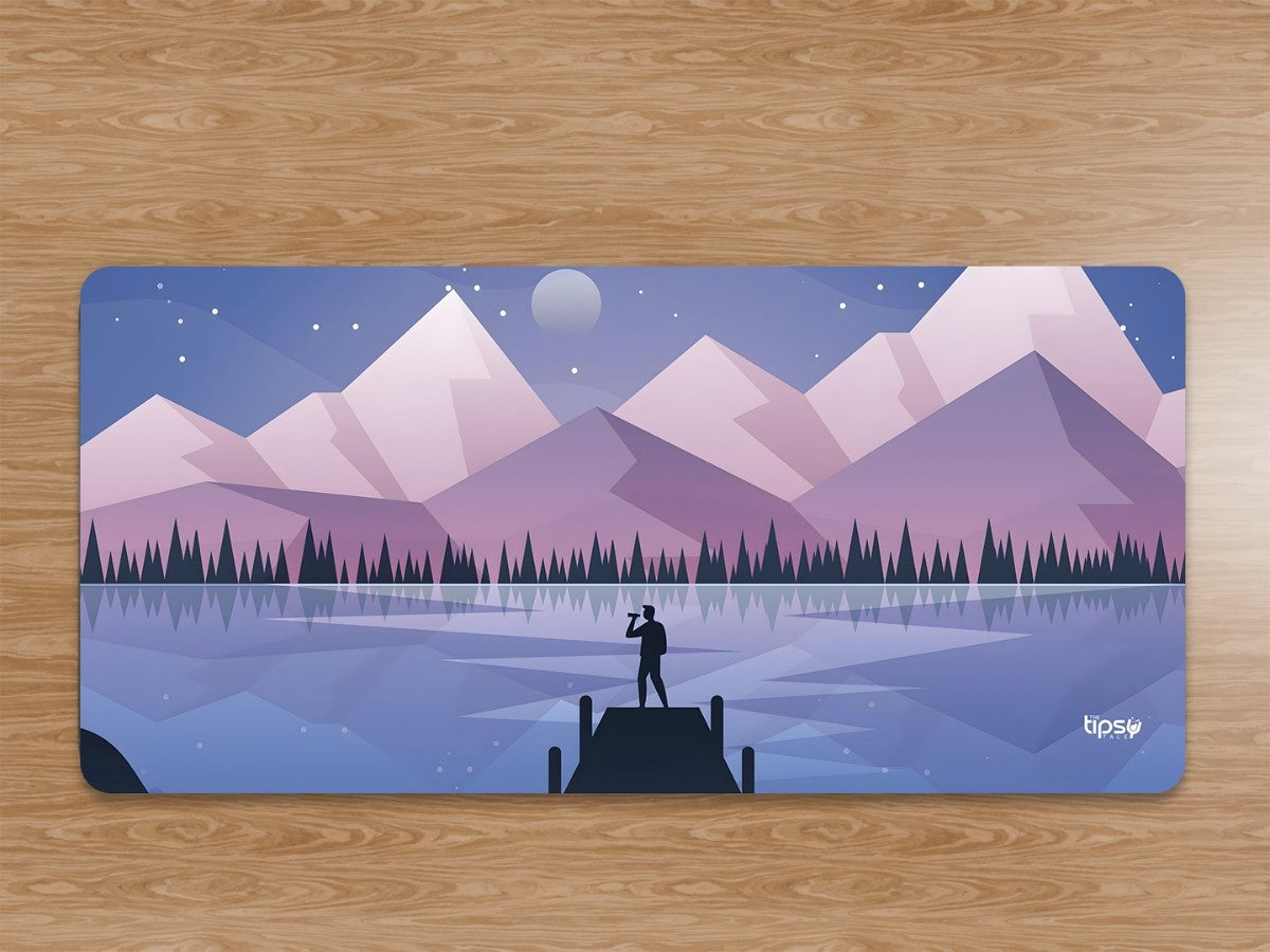 "LAVENDER PEAKS" Gaming Mousepad Elevate Your Gaming Experience