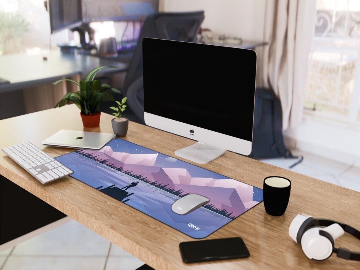 "LAVENDER PEAKS" Gaming Mousepad Elevate Your Gaming Experience