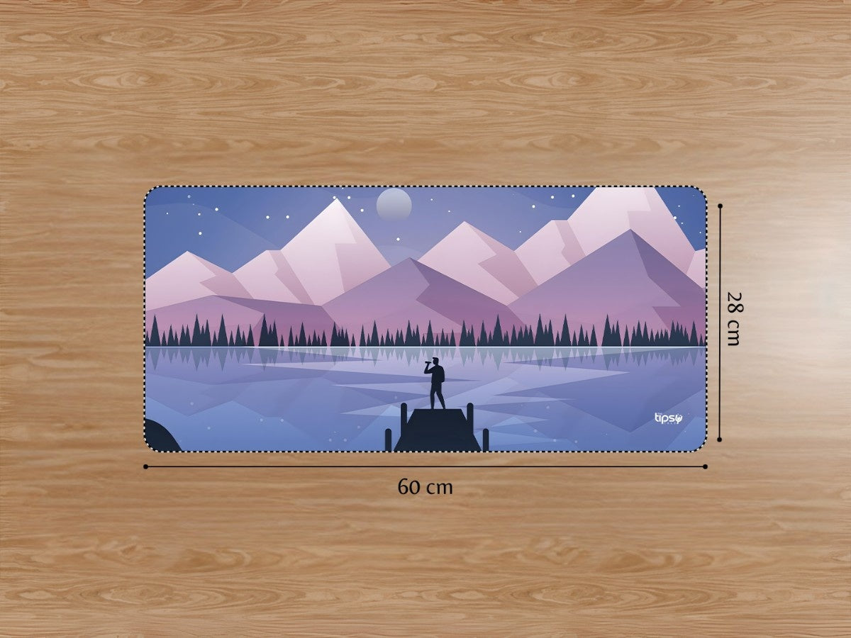 "LAVENDER PEAKS" Gaming Mousepad Elevate Your Gaming Experience