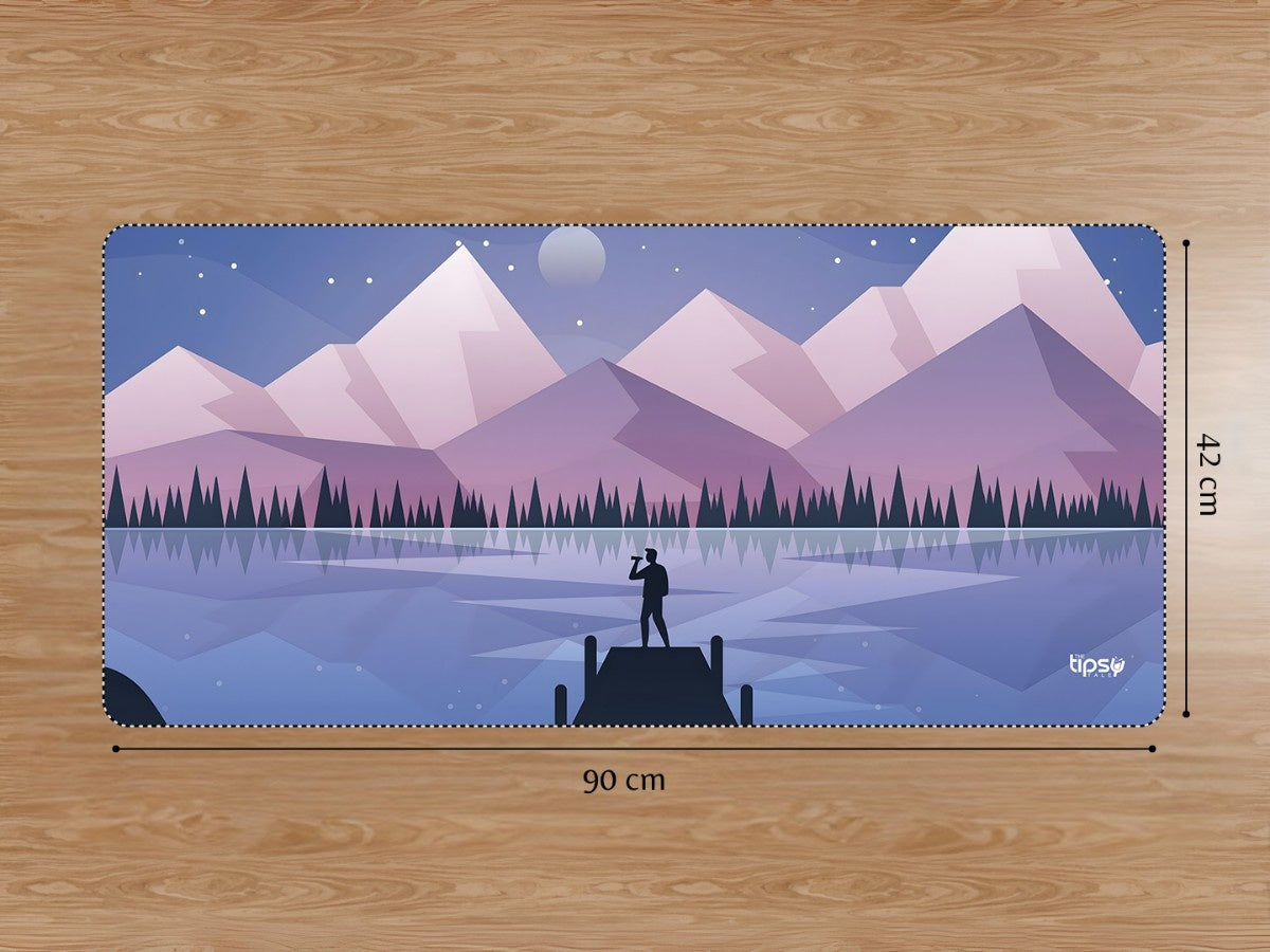 "LAVENDER PEAKS" Gaming Mousepad Elevate Your Gaming Experience