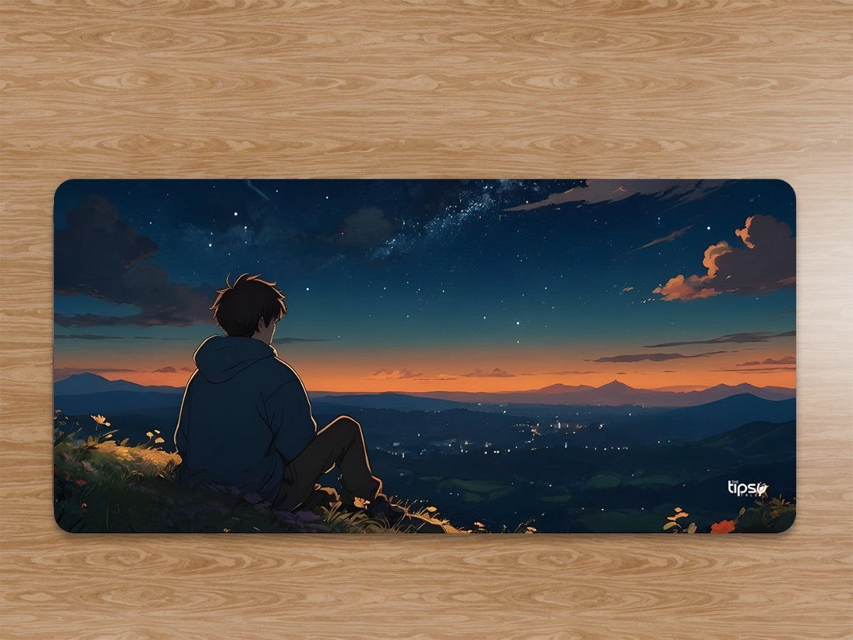 "TWILIGHT VALLEY VIEW" Gaming Mousepad Elevate Your Gaming Experience