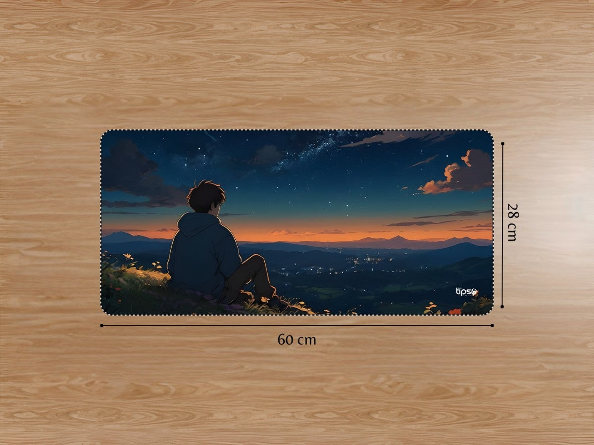 "TWILIGHT VALLEY VIEW" Gaming Mousepad Elevate Your Gaming Experience