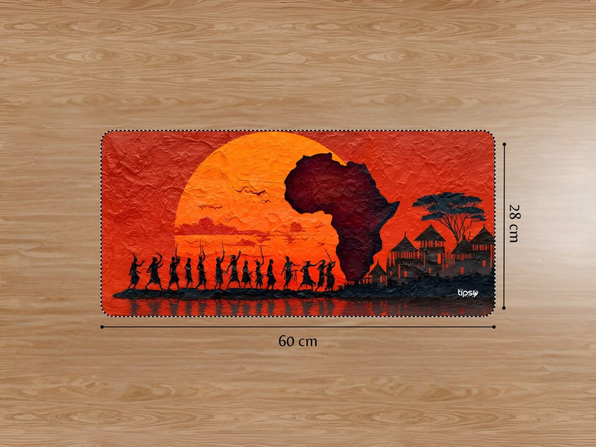 "ROOTS OF THE RED SUN" Gaming Mousepad Elevate Your Gaming Experience