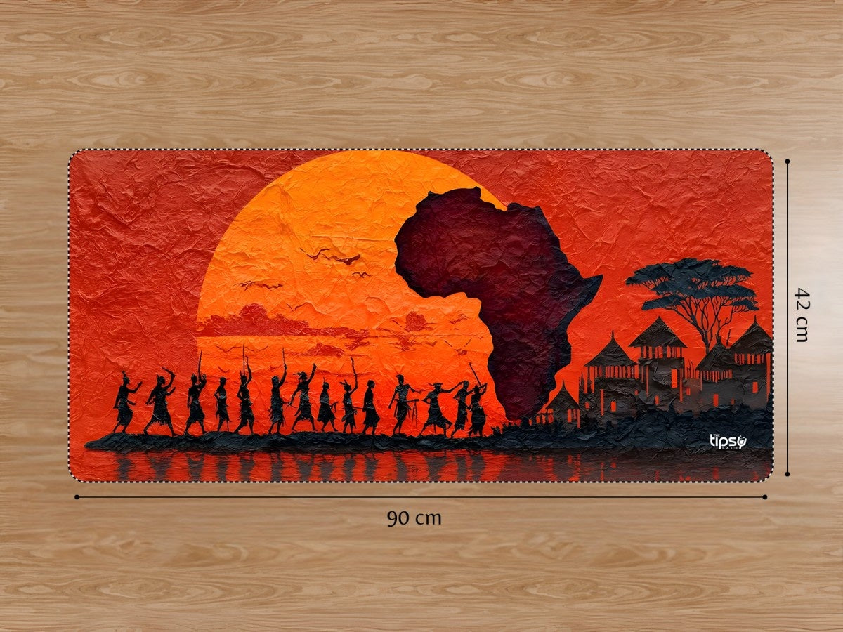 "ROOTS OF THE RED SUN" Gaming Mousepad Elevate Your Gaming Experience