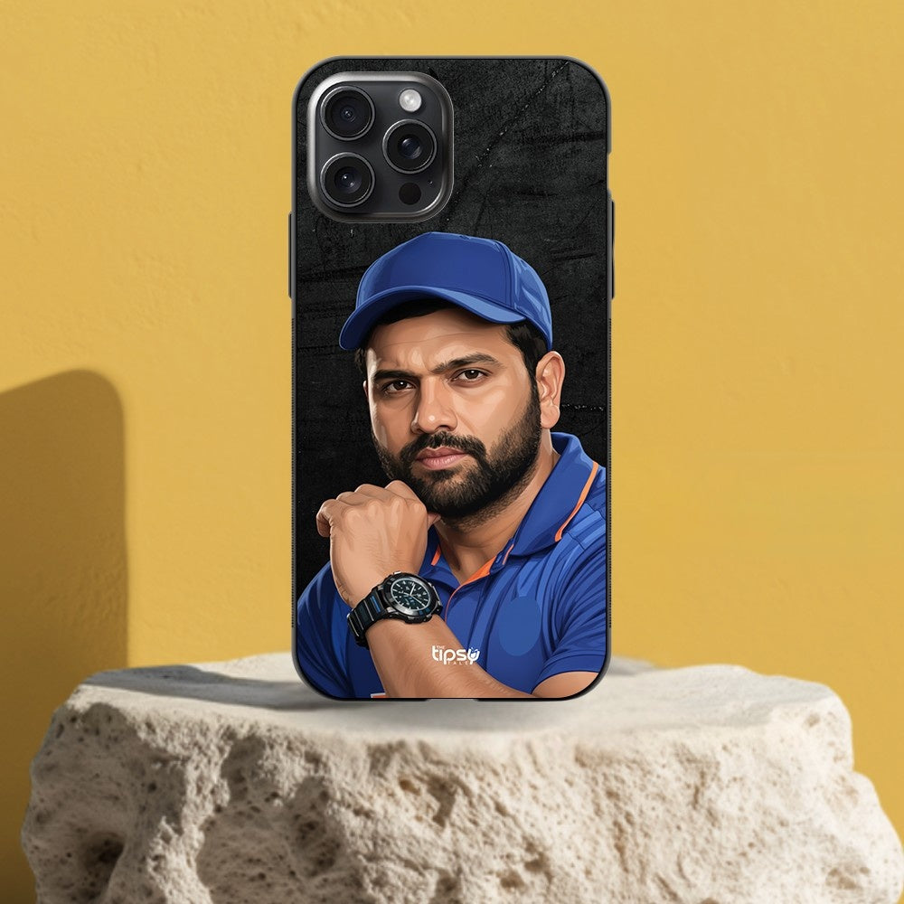 "ROHIT SHARMA: CRICKET FANDOM" -Mobile Covers Shock Resistant, Slim & Stylish Cases