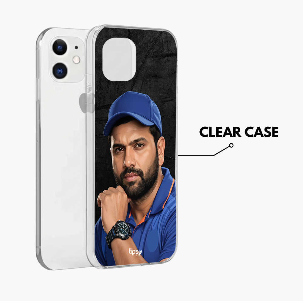 "ROHIT SHARMA: CRICKET FANDOM" -Mobile Covers Shock Resistant, Slim & Stylish Cases