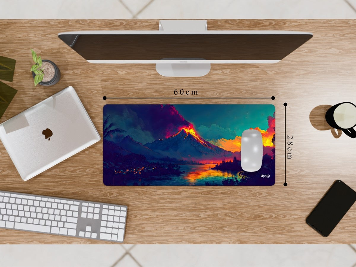 "VOLCANIC RADIANCE" Gaming Mousepad Elevate Your Gaming Experience