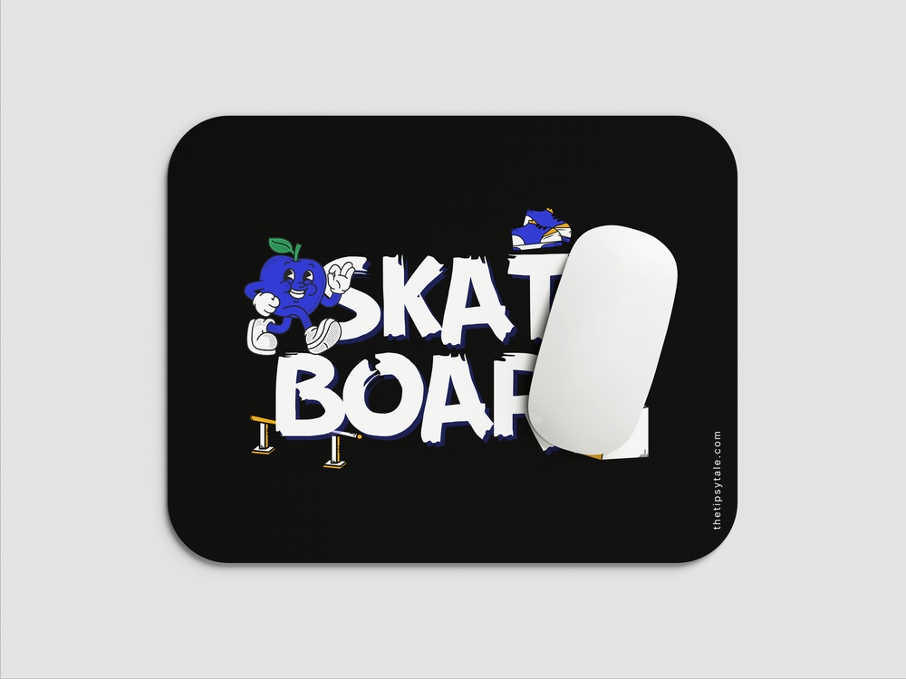 "SKATE BOARD" Mousepad Enhance Your Workspace with Style