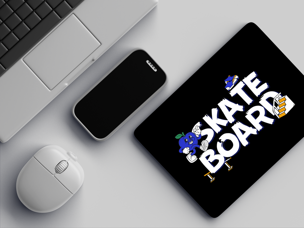 "SKATE BOARD" Mousepad Enhance Your Workspace with Style