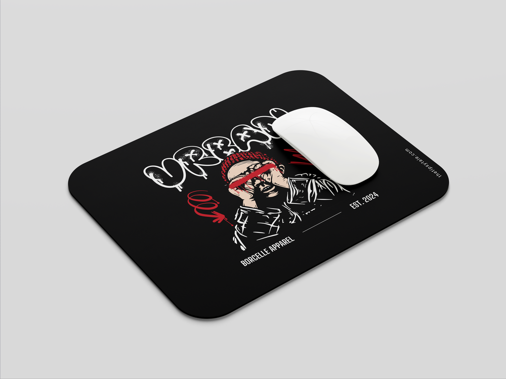 "URBAN - BORCELLE APPAREL" Mousepad Enhance Your Workspace with Style