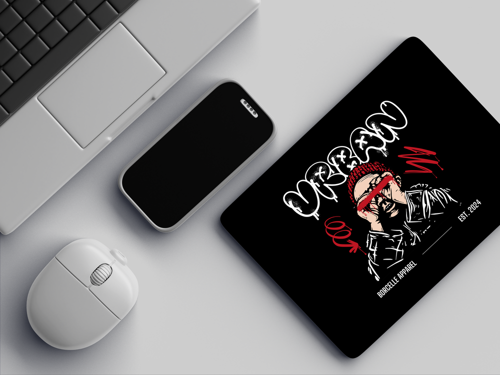 "URBAN - BORCELLE APPAREL" Mousepad Enhance Your Workspace with Style