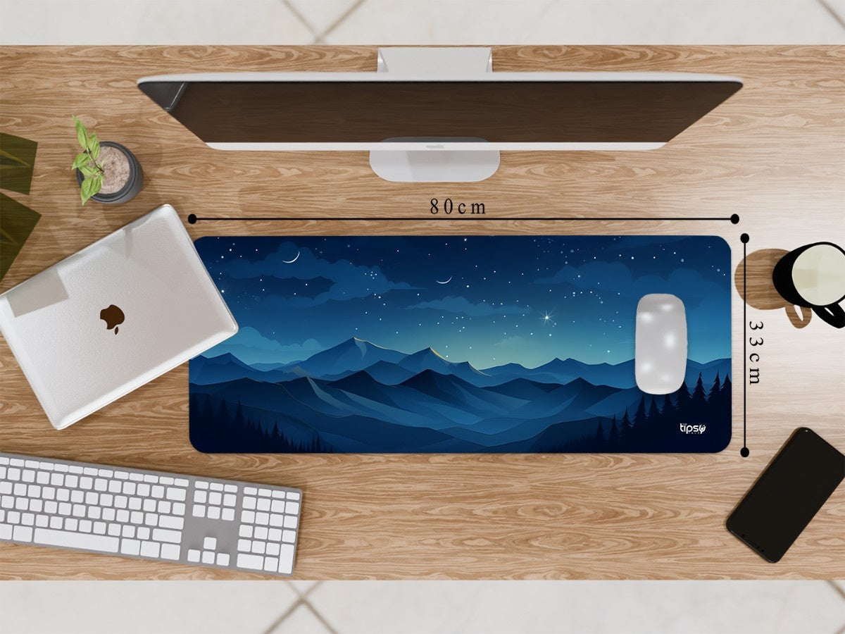 "STARRY NIGHT MOUNTAIN " Gaming Mousepad Elevate Your Gaming Experience