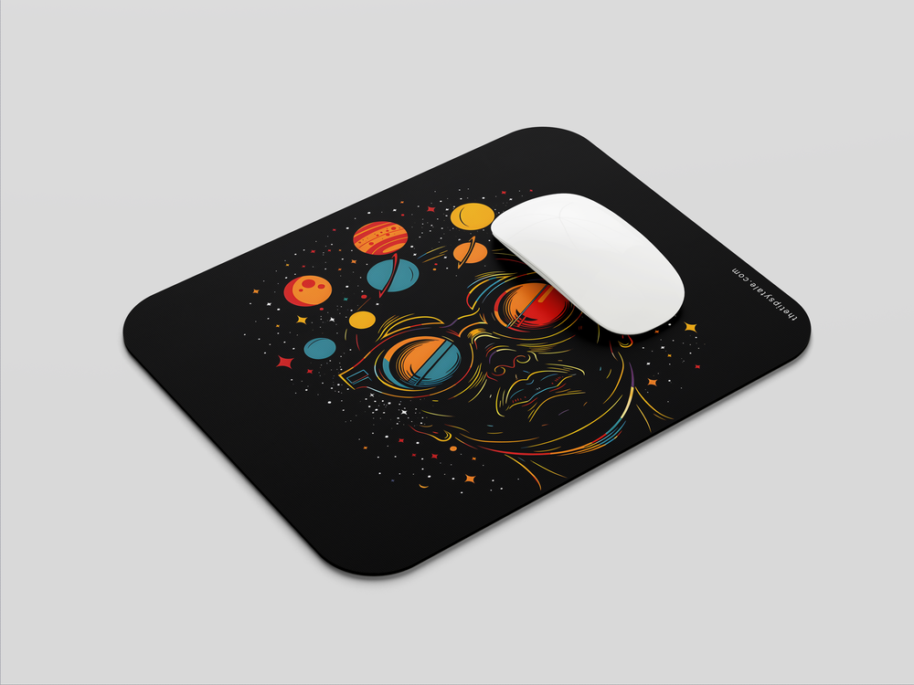 "UNIVERSE ON HEAD" Mousepad Enhance Your Workspace with Style