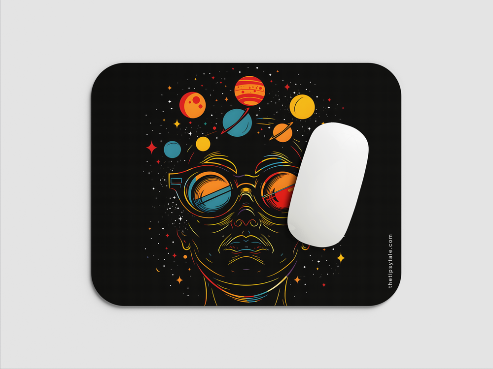 "UNIVERSE ON HEAD" Mousepad Enhance Your Workspace with Style