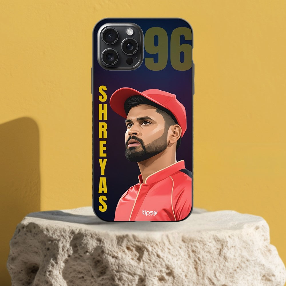"SHREYAS IYER: CRICKET FANDOM" -Mobile Covers Shock Resistant, Slim & Stylish Cases