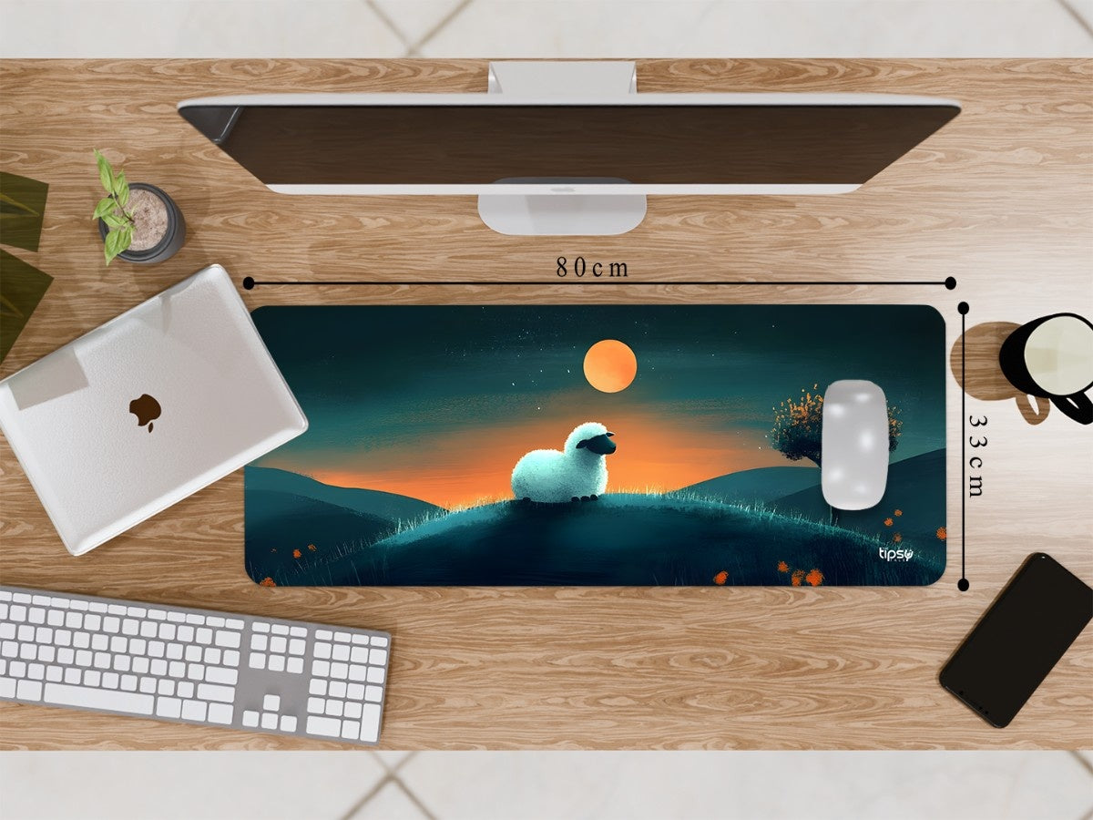 "LITTLE LAMB AT DUSK" Gaming Mousepad Elevate Your Gaming Experience
