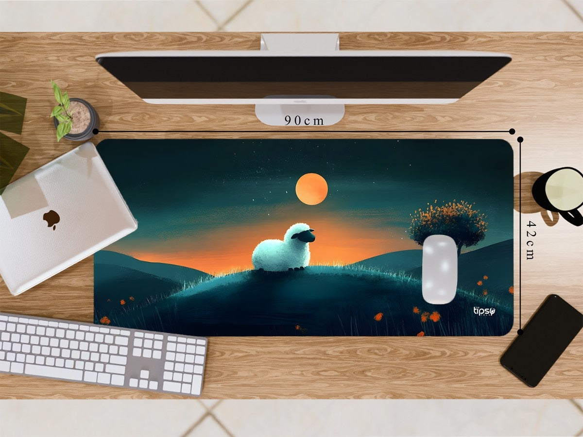 "LITTLE LAMB AT DUSK" Gaming Mousepad Elevate Your Gaming Experience