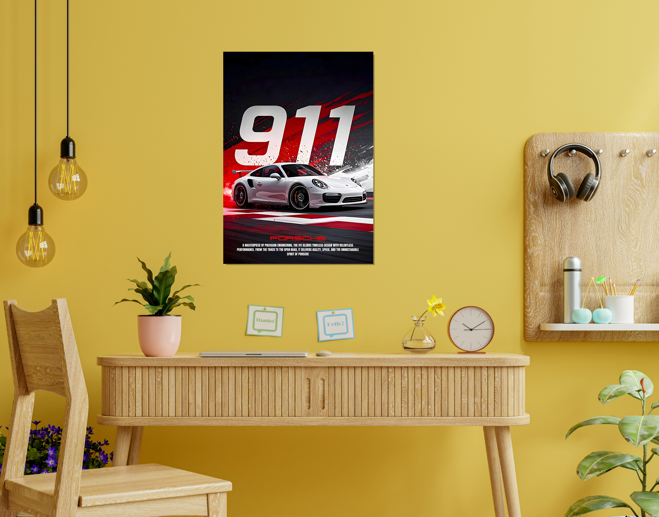 "911 - THE MASTERPIECE"- Shiny & Sturdy Metallic Poster  Art That Pops & Sticks