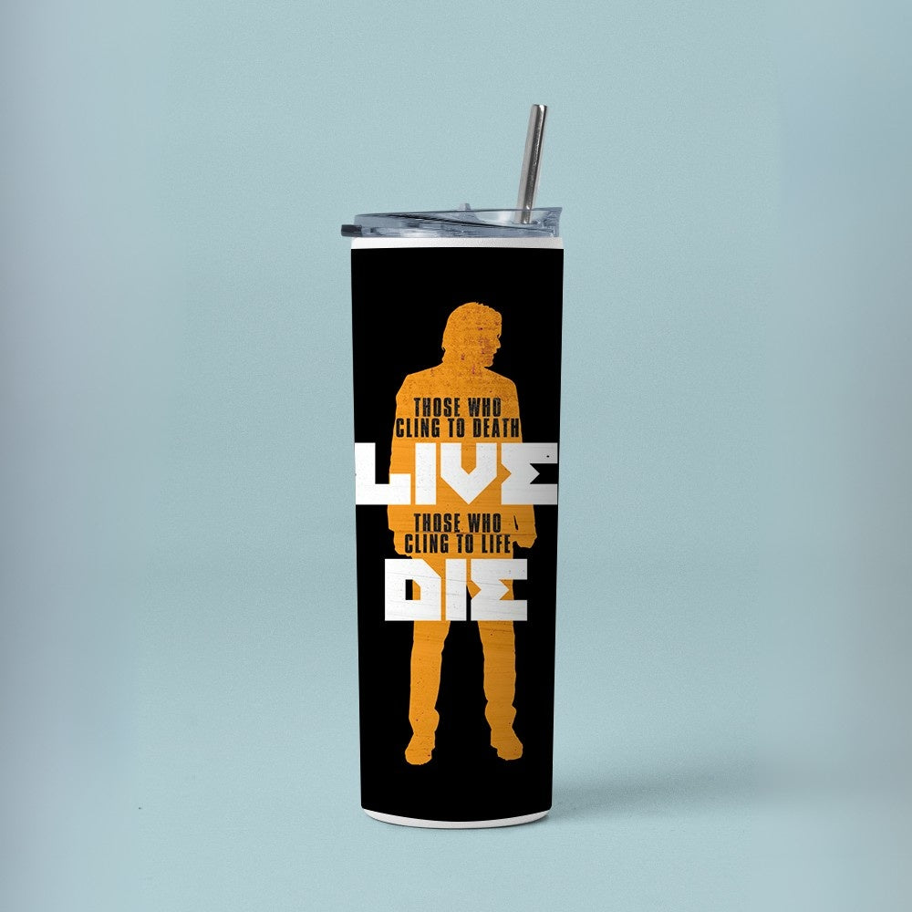 "John Wick Thoughts" Tumbler with Metal Straw