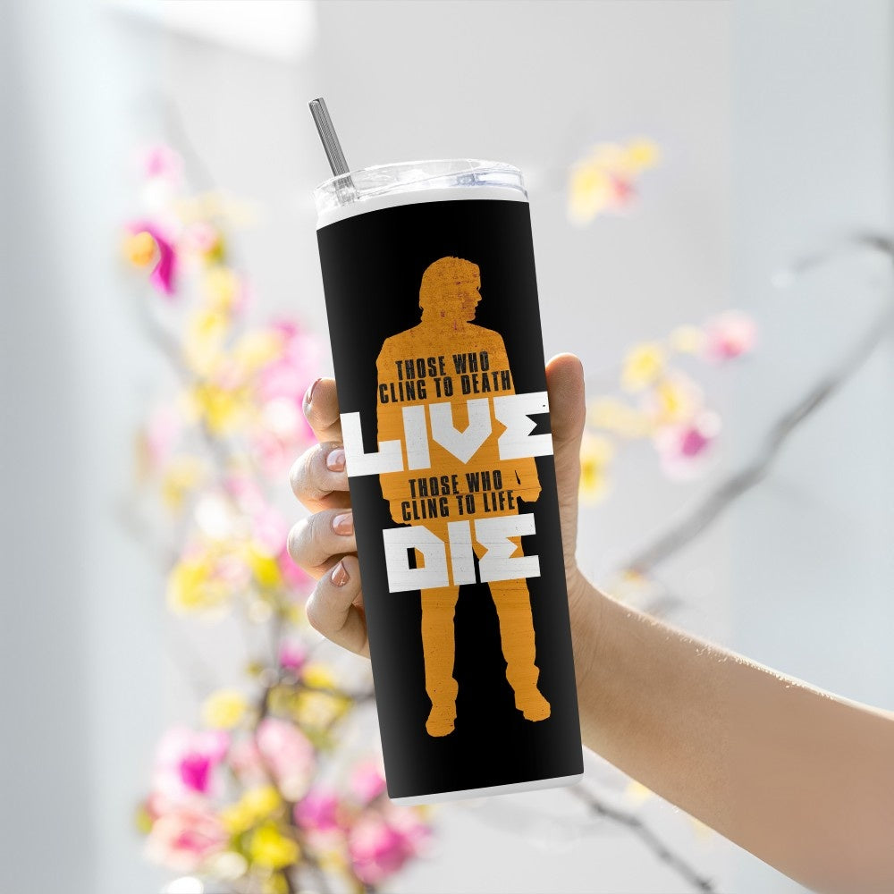 "John Wick Thoughts" Tumbler with Metal Straw