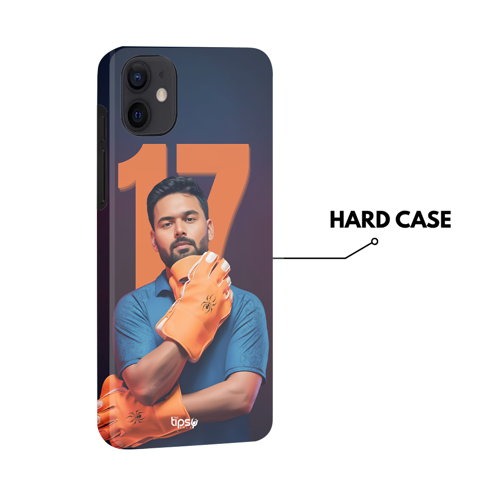 "RISHABH PANT: CRICKET FANSHIP " -Mobile Covers Shock Resistant, Slim & Stylish Cases