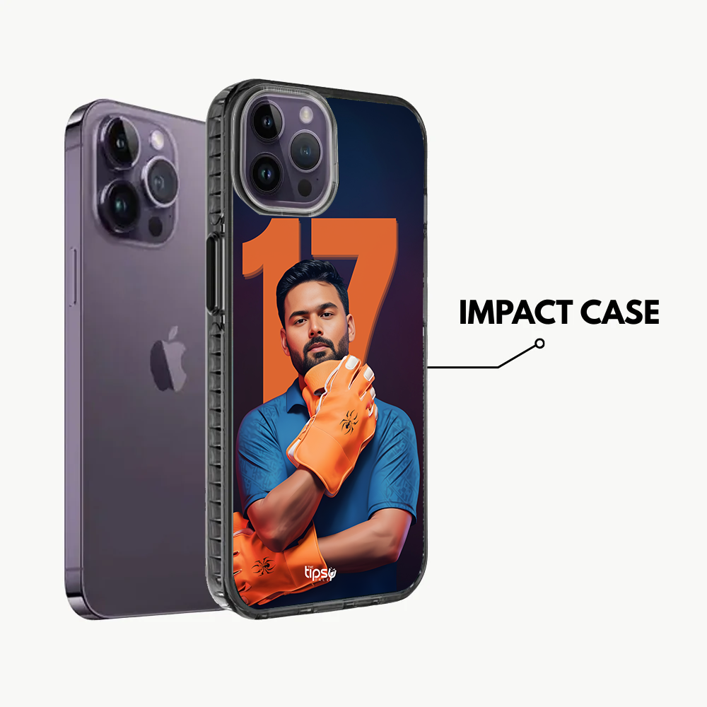 "RISHABH PANT: CRICKET FANSHIP " -Mobile Covers Shock Resistant, Slim & Stylish Cases