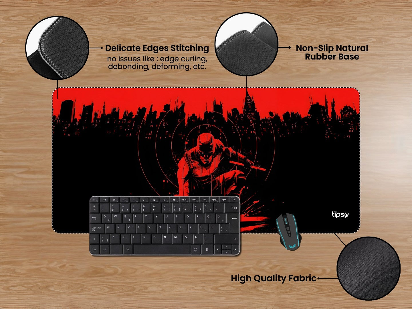 "DARE THE DEVIL - DD MARVEL " Gaming Mousepad Elevate Your Gaming Experience