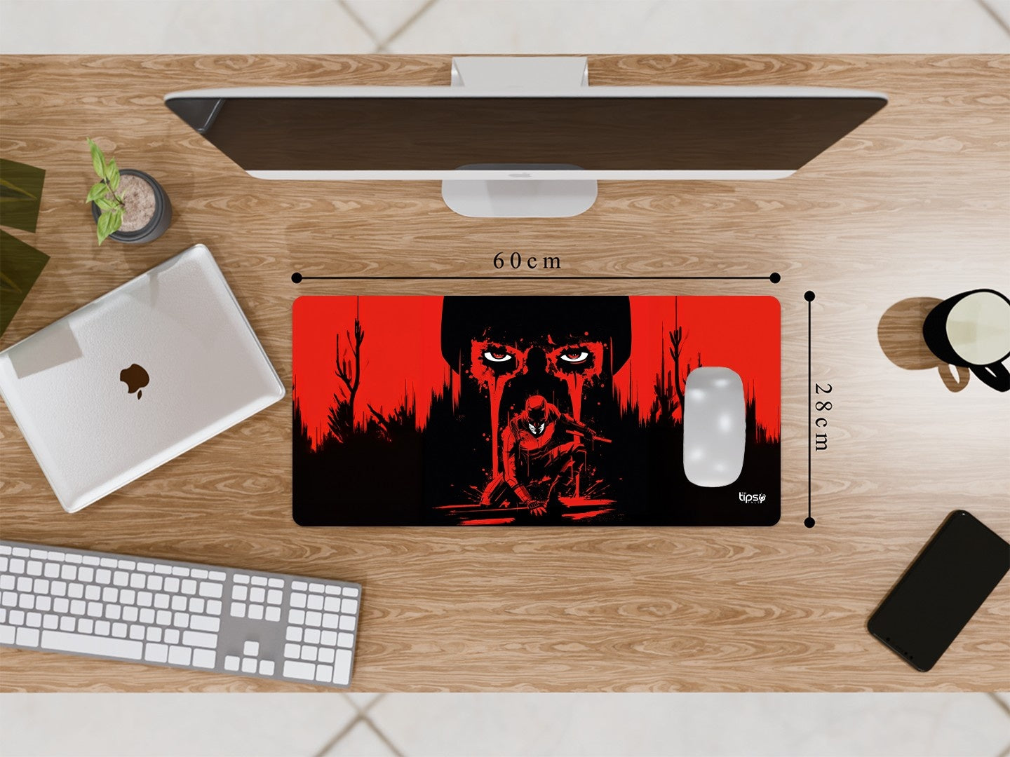 "DAREDEVIL BORN - DD" Gaming Mousepad Elevate Your Gaming Experience