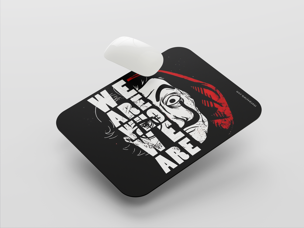 "WE ARE WHO WE ARE" Mousepad Enhance Your Workspace with Style