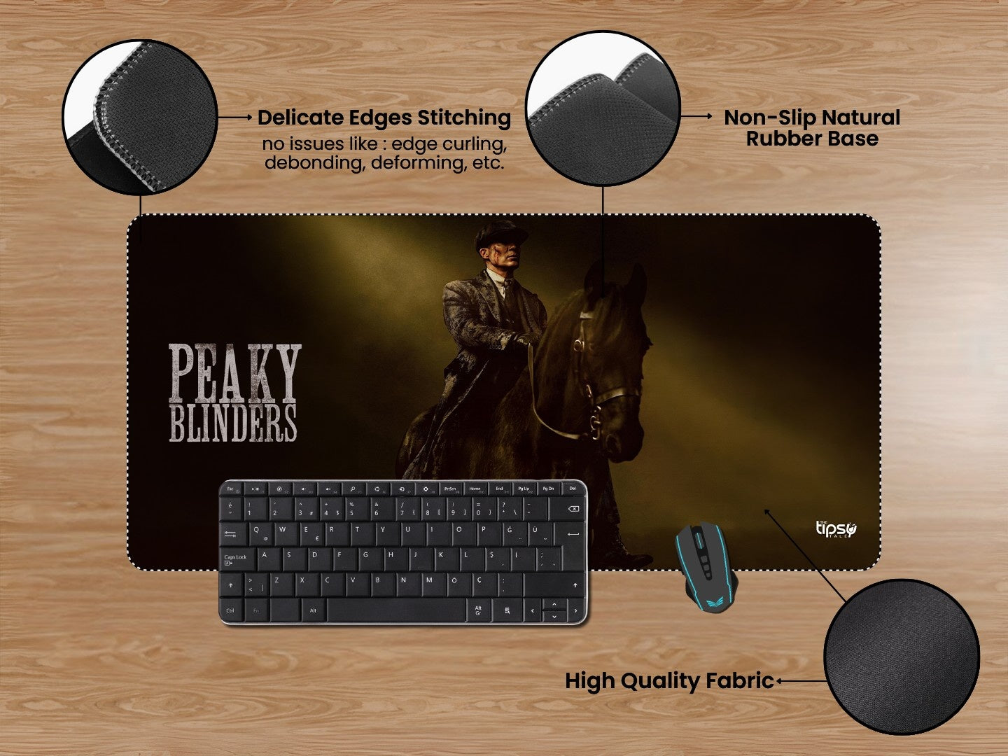 "PEAKY FREAKING BLINDERS" Gaming Mousepad Elevate Your Gaming Experience