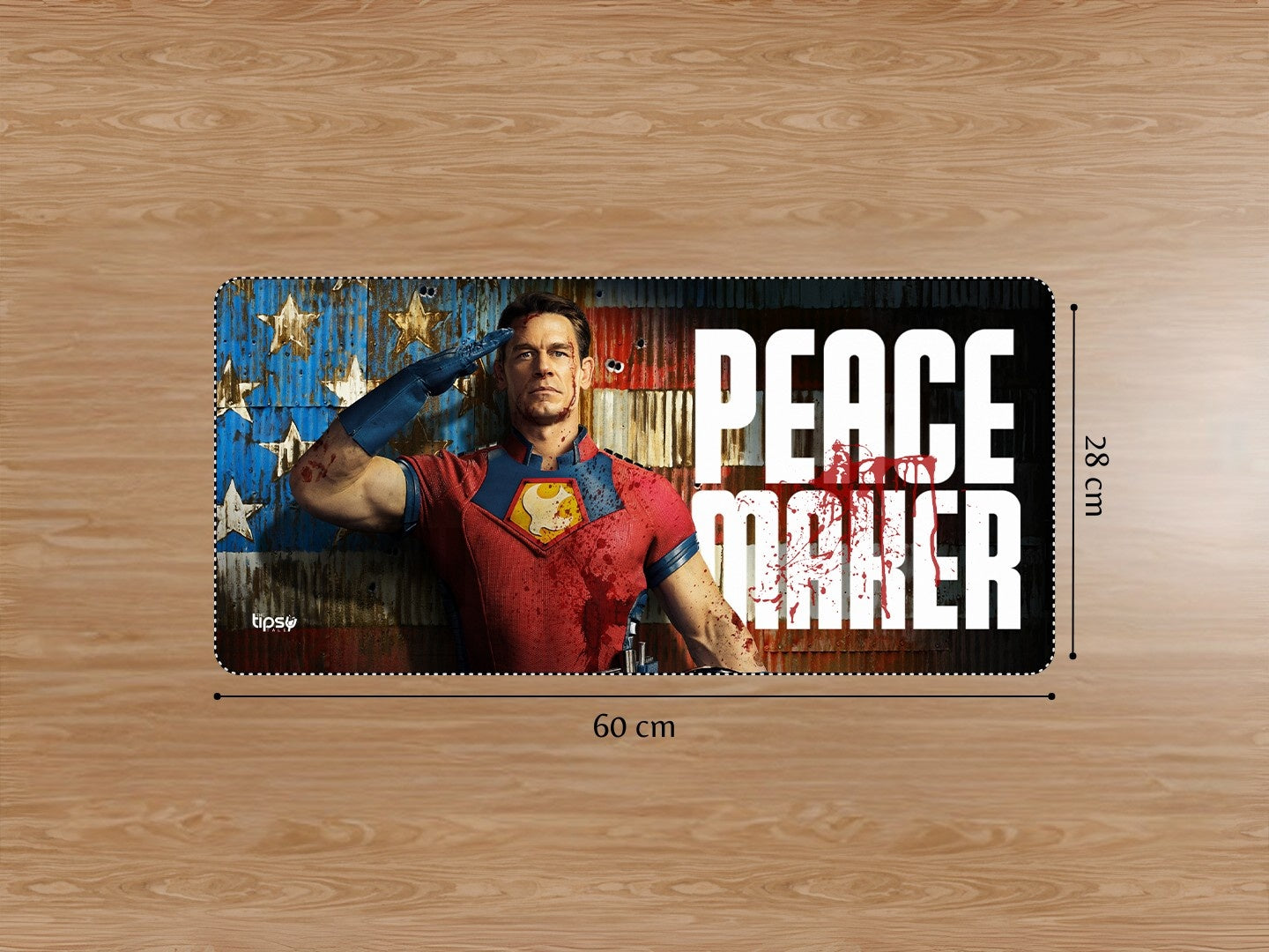 "PEACE MAKER - JL DC" Gaming Mousepad Elevate Your Gaming Experience
