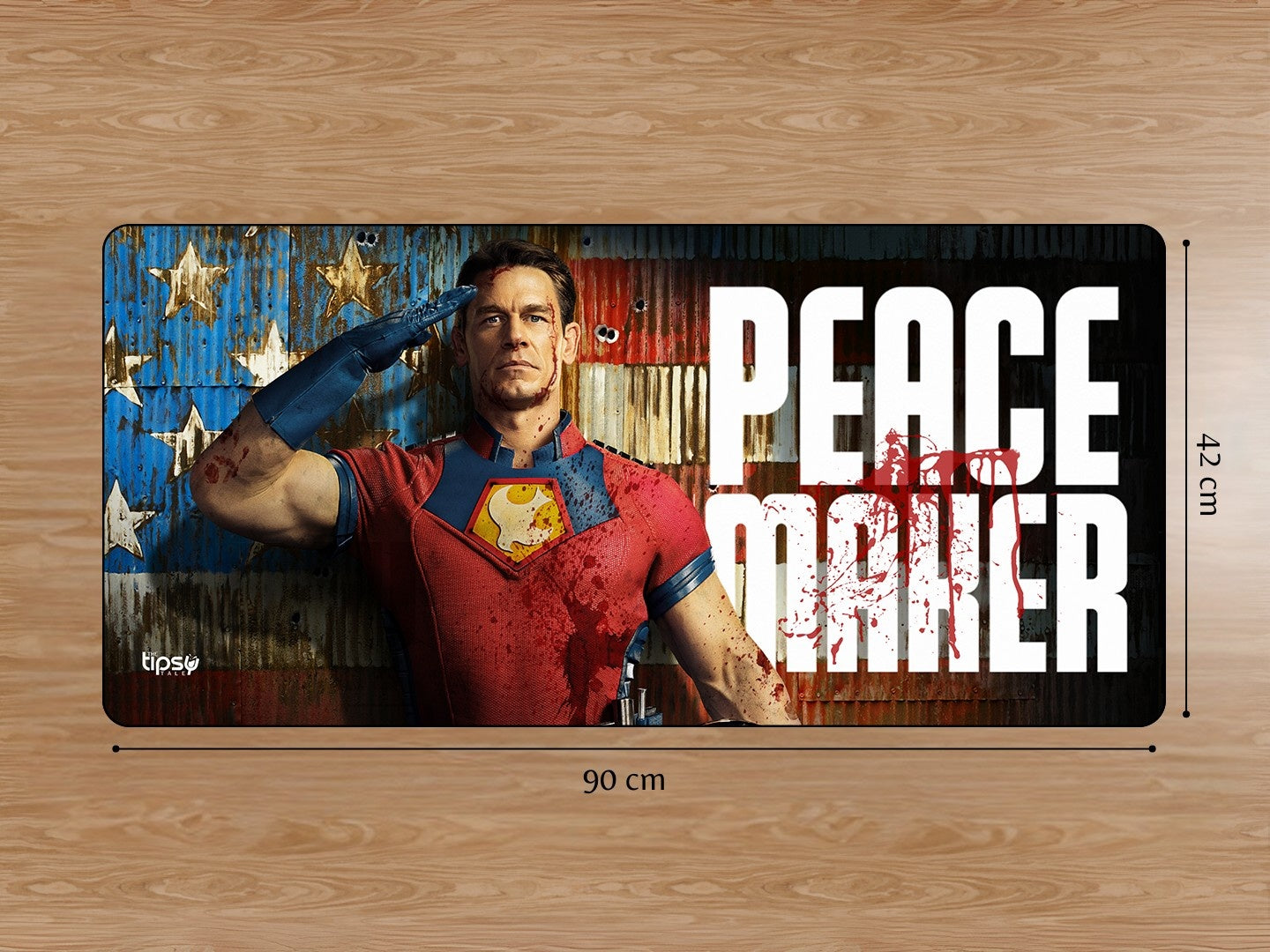 "PEACE MAKER - JL DC" Gaming Mousepad Elevate Your Gaming Experience