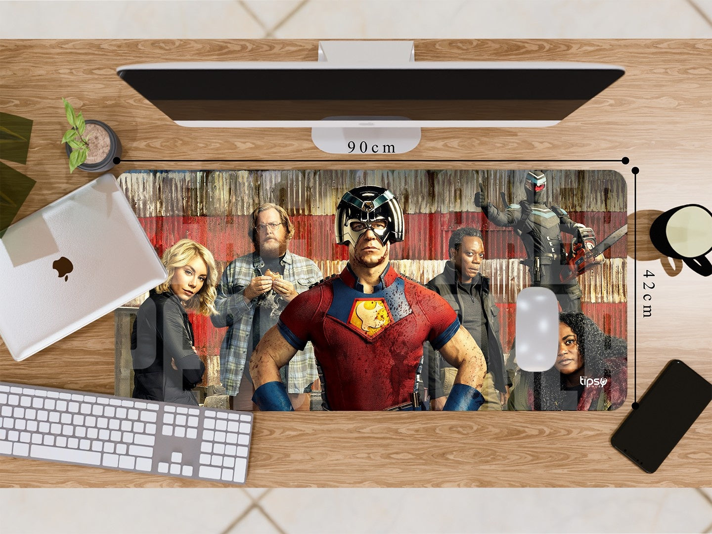 "TEAM PEACE MAKER" Gaming Mousepad Elevate Your Gaming Experience