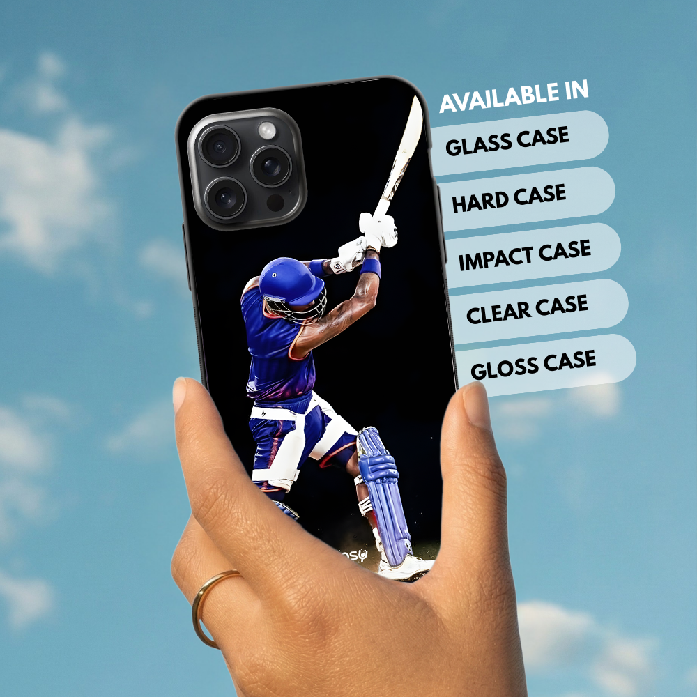 "PANDYA POWER: CRICKET FANBASE" -Mobile Covers Shock Resistant, Slim & Stylish Cases